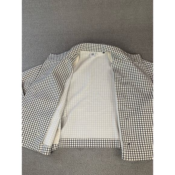 Cabi Suit Set Window Pane Pants & Blazer White Black Size Small - Picture 5 of 16